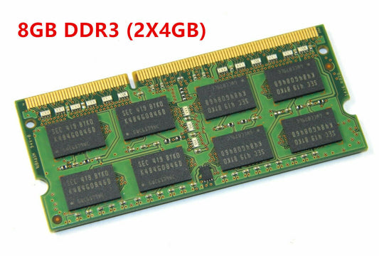 LOT OF 2 8GB (2x4GB) PC3-12800S DDR3 SODIMM Laptop Memory RAM