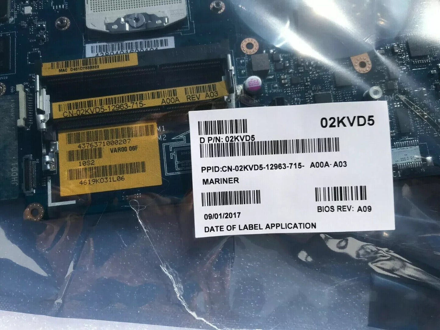 Dell Alienware 14 Genuine Laptop Motherboard LA-9201P 2KVD5 N14P-GT-A2 GT750M