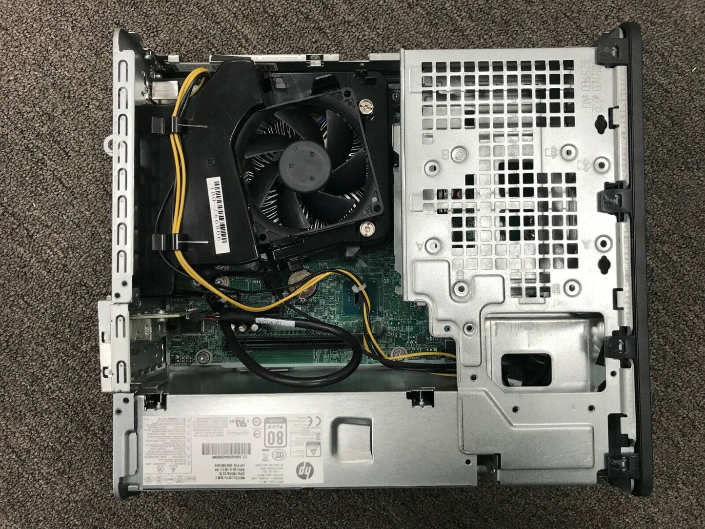 HP PRODESK 400 G4 SFF Bare Bones Case Motherboard Power Supply Chassis HEATSINK