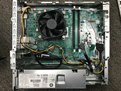 HP PRODESK 400 G4 SFF Bare Bones Case Motherboard Power Supply Chassis HEATSINK