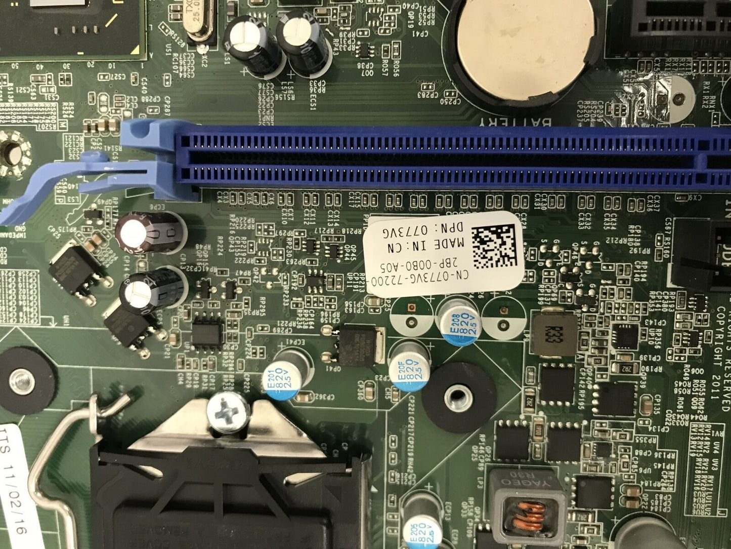 Dell OEM Optiplex 7010 Mid-Tower MT Motherboard LGA1155 IVA01 773VG