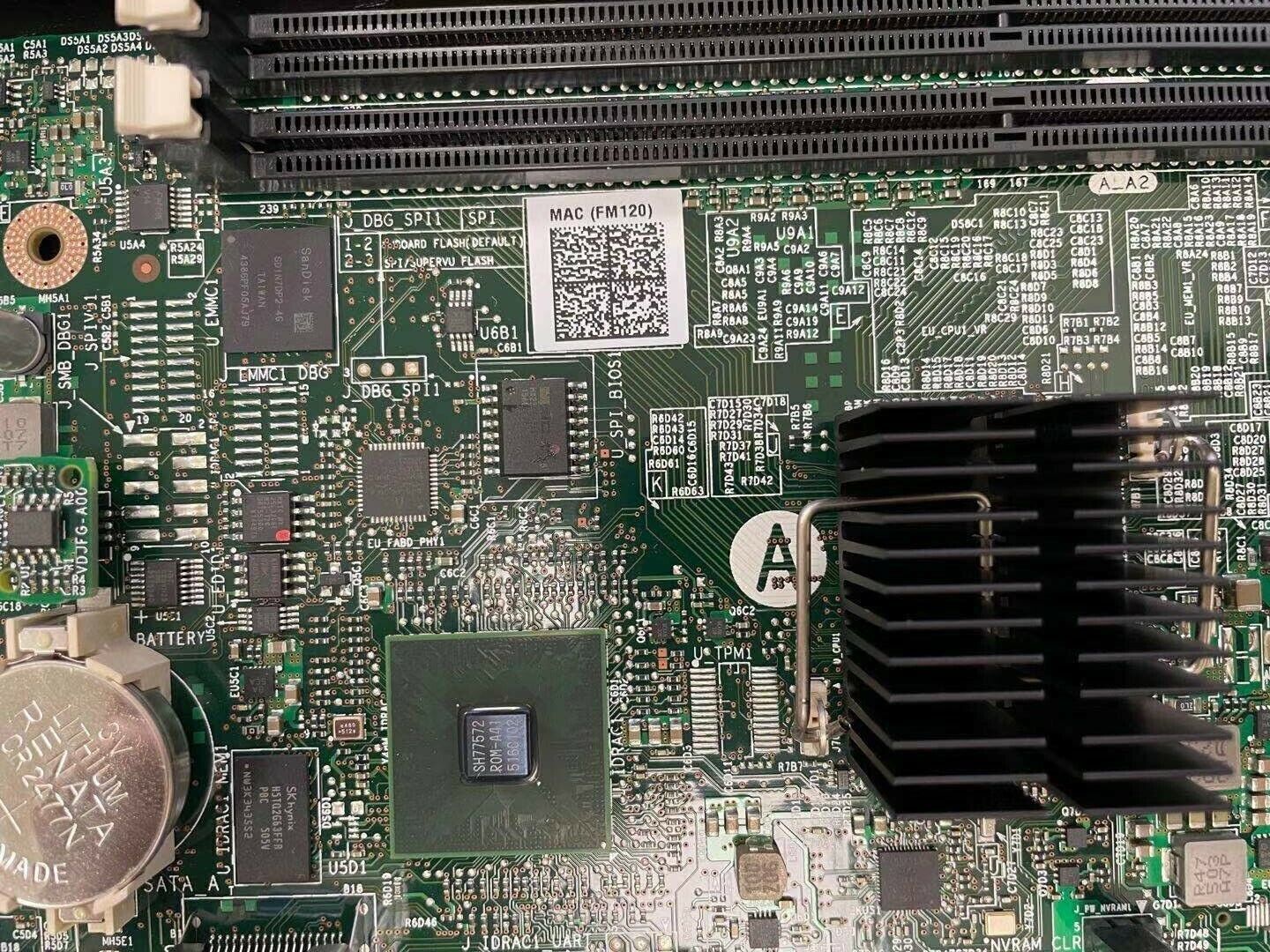RJDT2 Dell PowerEdge M605 Server Board OEM Server Blade Motherboard