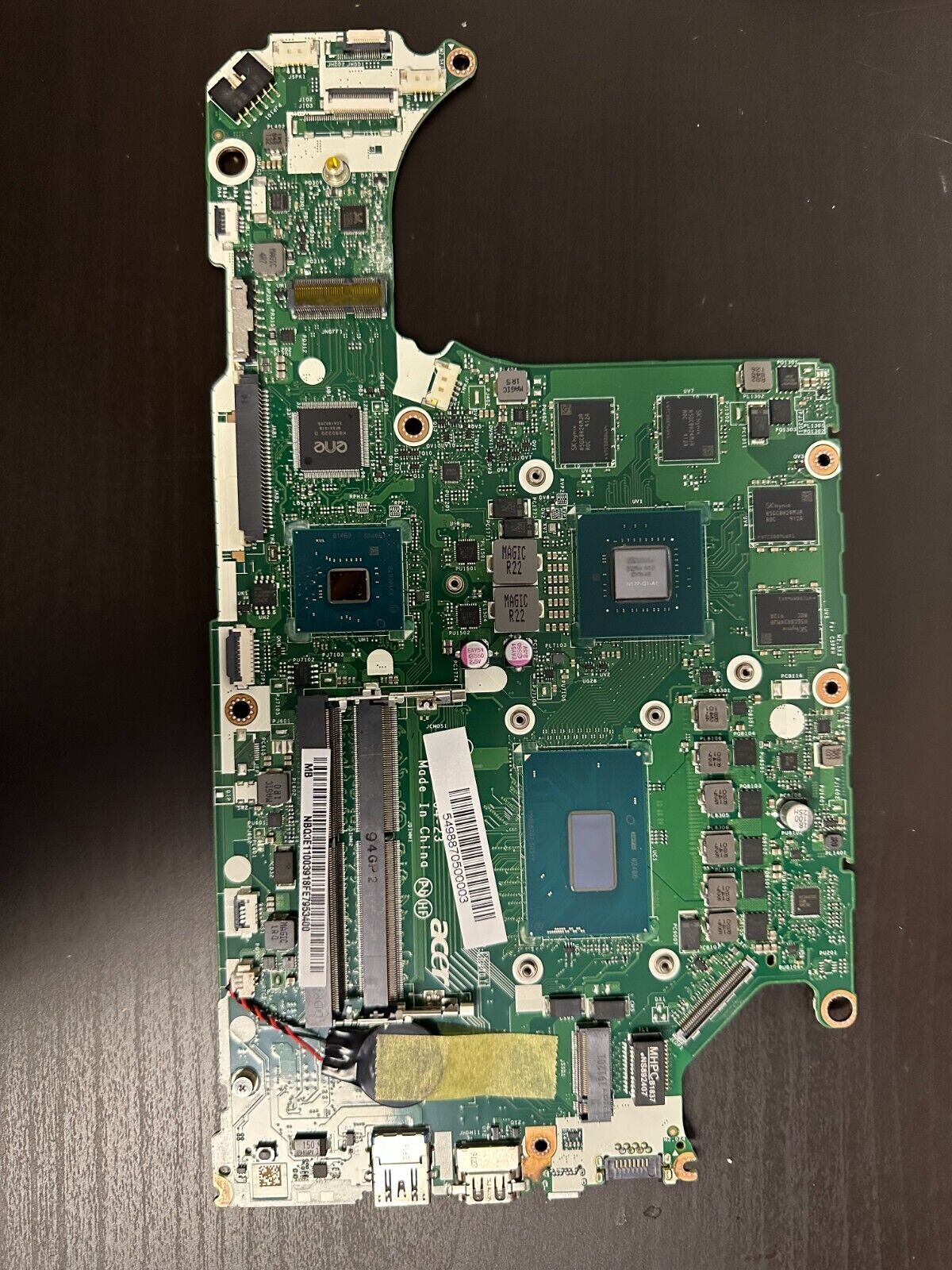 Acer Predator Helios PH317-52 NB.Q3E11.003 Motherboard i7-8750HQ CPU GTX 1050Ti