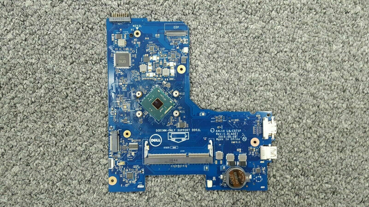 DELL INSPIRON 15 5552 SERIES INTEL PENTIUM N3700 PROCESSOR MOTHERBOARD F77J1
