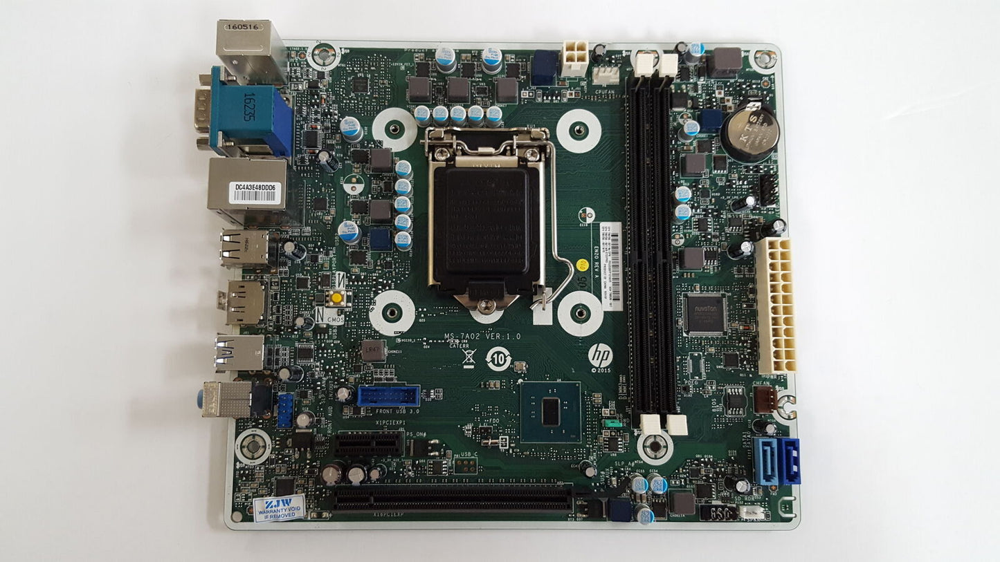 799156-001 HP ProDesk 400 G3 SFF MS-7A02 LGA 1151 DDR4 Motherboard 798930-001