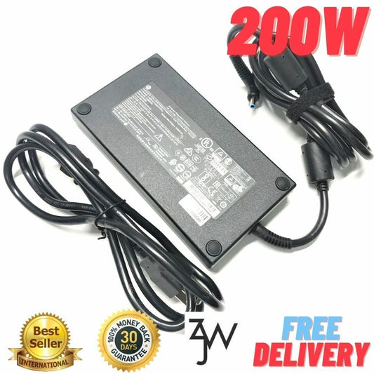 HP 200W Blue Tip AC Adapter Charger Power Supply 19.5V 10.3A 815680 928429-002