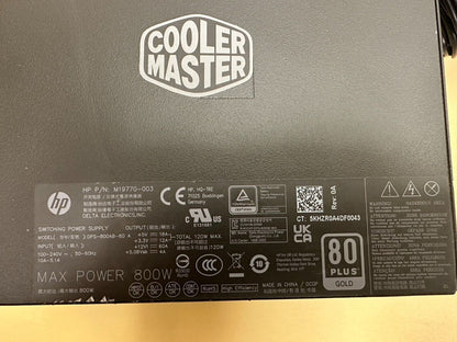 NEW Cooler Master 600 750 800W Gaming Power Supply 80Plus Gold Certified ATX PSU