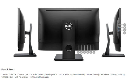 DELL 5250 AIO i5-6600 16GB RAM 128GB SSD + 500GB HDD P300 WINDOWS 10 PRO WIFI