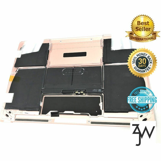 MacBook Pro 12 Battery (A1705) + Bottom Cover Rose Gold 2016-2017 A1534 New