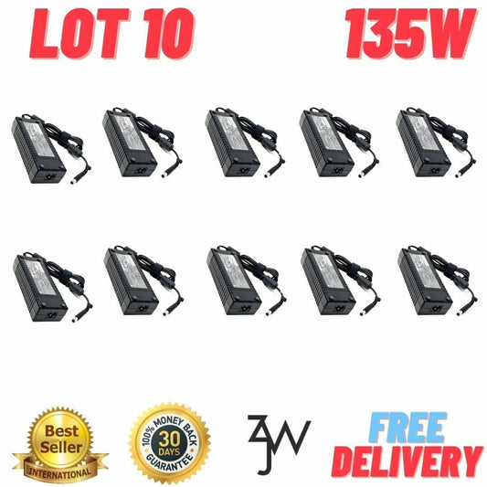 LOT of 10 HP 135W 19.5V AC Adapter 592491-001 482133-001 648964-001 648964-002