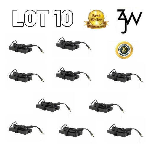 Lot of 10 OEM large tip Dell 130w Laptop Adapter Charger PA-4E DA130PE1-00
