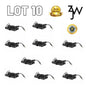 Lot of 10 OEM large tip Dell 130w Laptop Adapter Charger PA-4E DA130PE1-00