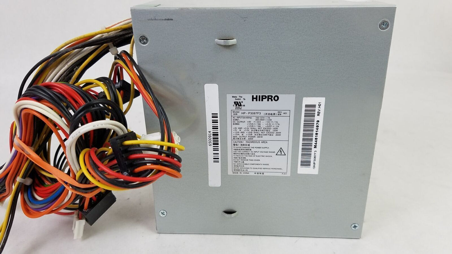 Genuine Hipro 305W HP-P3087F3 24PIN Power Supply