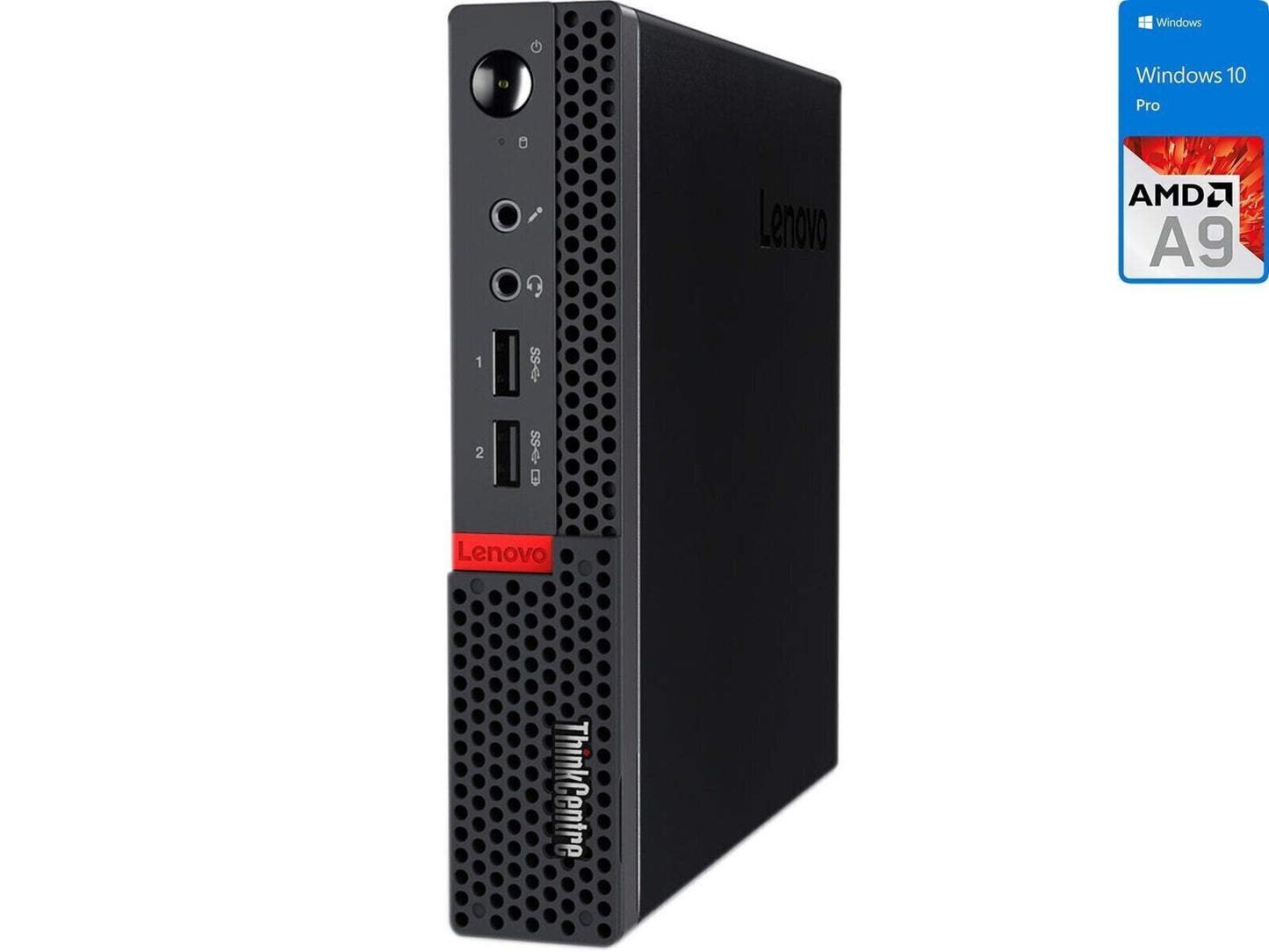 Lenovo ThinkCentre M625Q AMD A9-9420e 8GB RAM 256GB SSD Windows 10 Pro