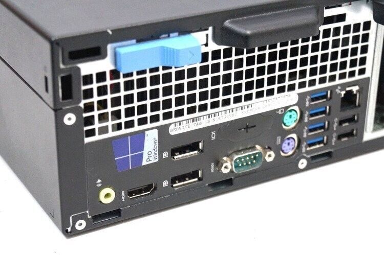 Dell Optiplex 7050 SFF i5-7500 16GB DDR4 512GB SSD Windows 10 Pro PC WiFi