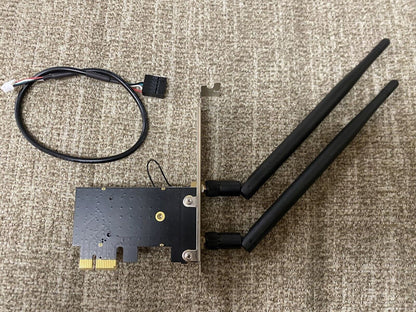 867Mbps PCI-E Wireless WiFi 5 Card Dual Band MU-MIMO Network Adapter for Desktop