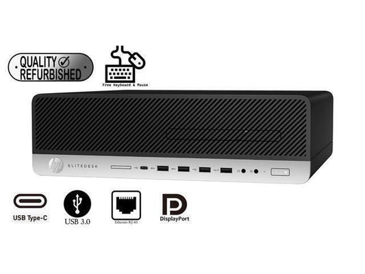 HP EliteDesk 800 G3 SFF i7-7700 3.60GHz 32GB RAM 960GB SSD WiFi Win 10 Pro