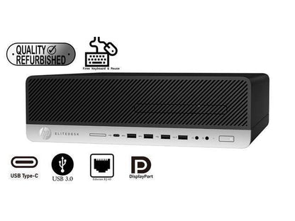 HP EliteDesk 800 G3 SFF i7-7700 3.60GHz 32GB RAM 960GB SSD WiFi Win 10 Pro