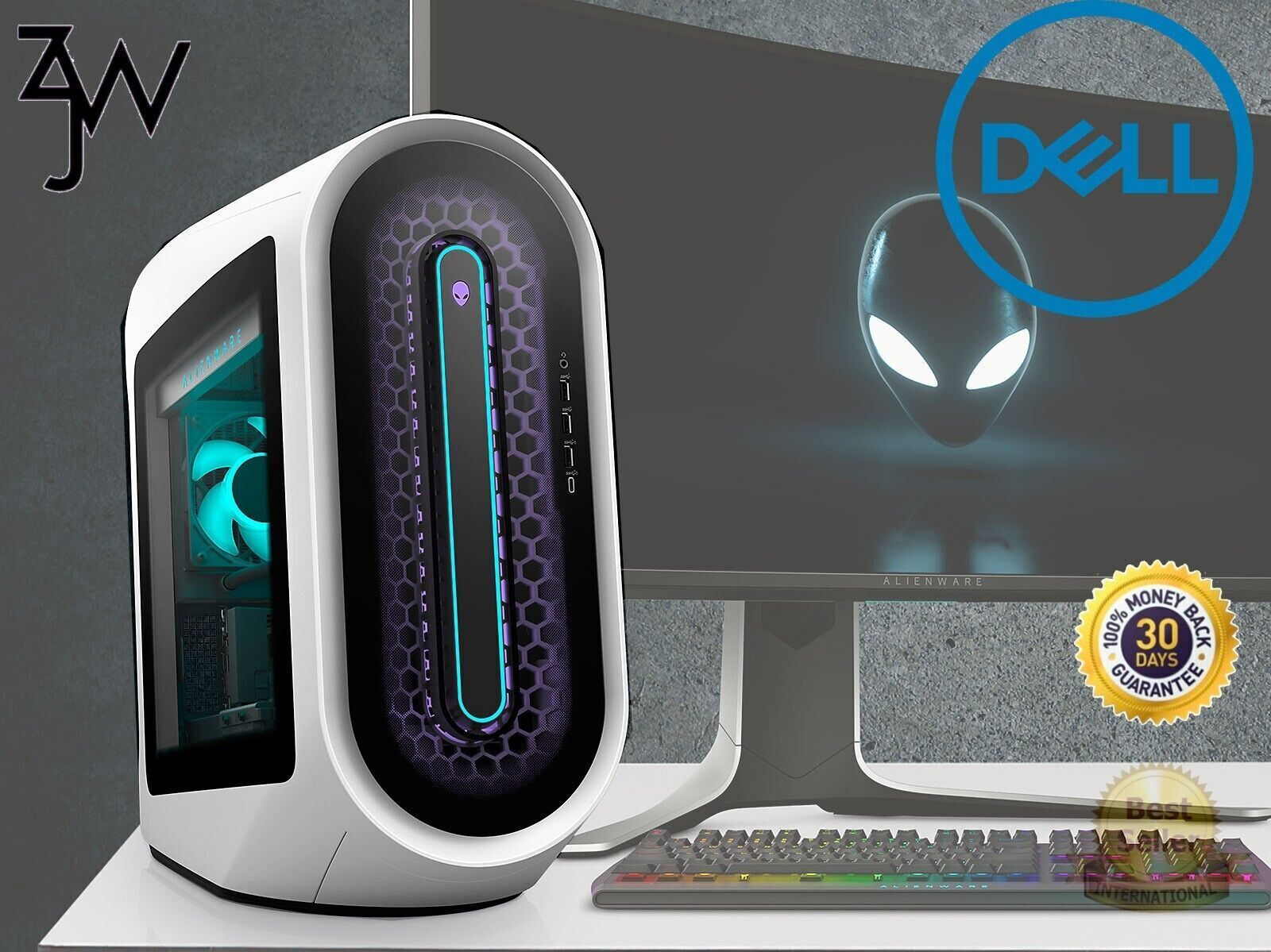 Dell Alienware Aurora R9 R10 R11 R12 Case Only Bare Bone Chassis Gamin ...