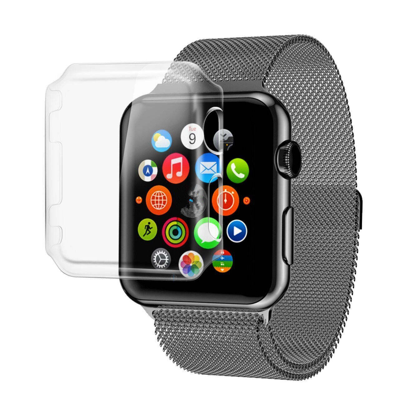 Lot 2 Apple Watch Series 2 Case Cover iWatch Protective Bumper Rugged 42/38mm