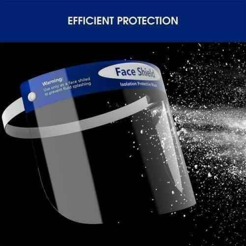 Safety Full Face Shield Reusable Washable Protection Cover Face Mask Anti-Splash