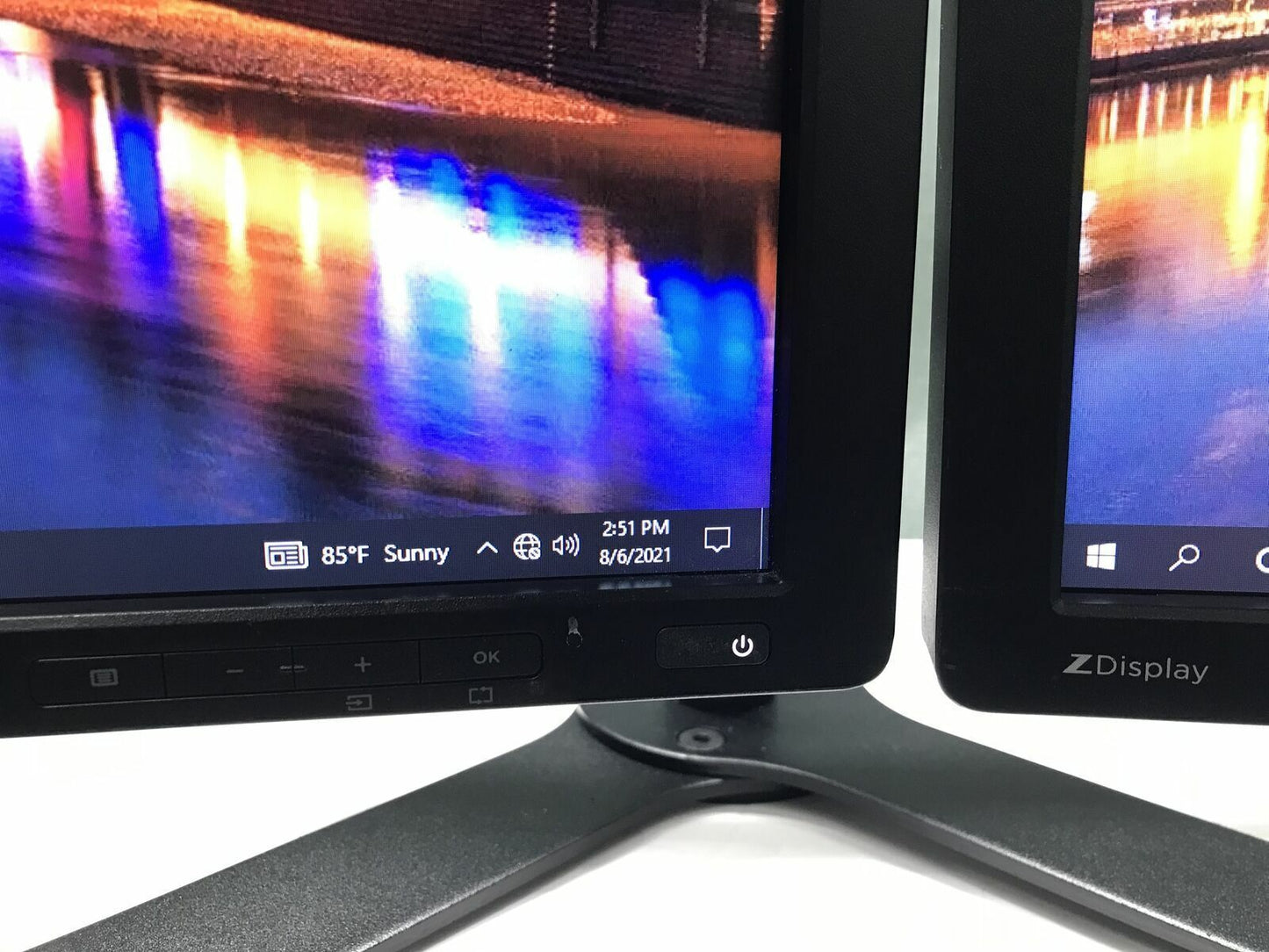 DUAL 2x Dell HP SAMSUNG 24inch 27inch Matching FHD Widescreen Monitors (GRADE A)
