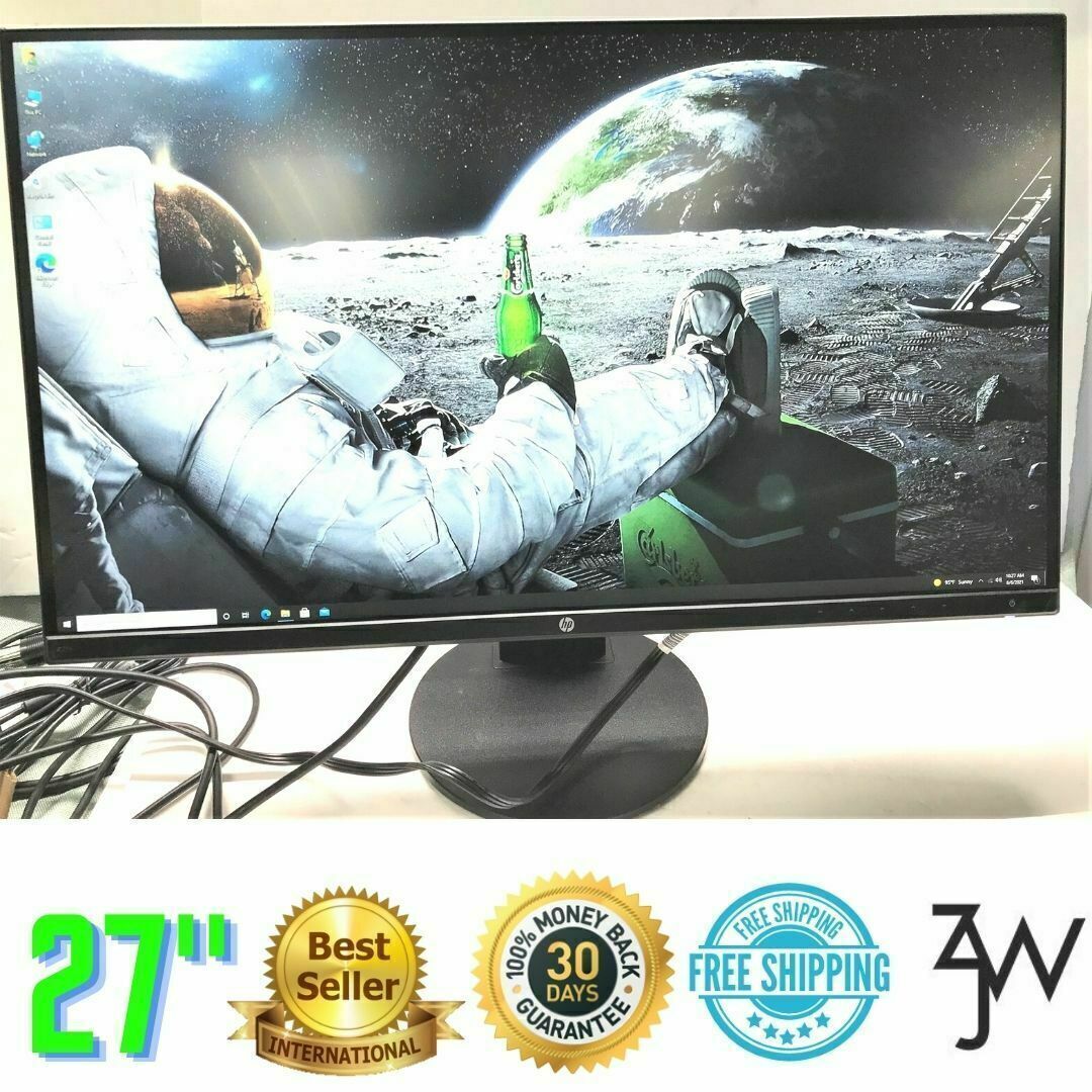 DUAL 2x Dell HP SAMSUNG 24inch 27inch Matching FHD Widescreen Monitors (GRADE A)