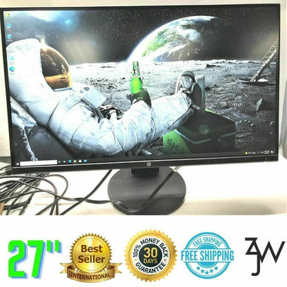DUAL 2x Dell HP SAMSUNG 24inch 27inch Matching FHD Widescreen Monitors (GRADE A)