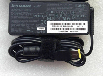Genuine Lenovo ThinkPad Laptop AC Charger Adapter 65W 20V 3.25A SQUARE SLIM TIP