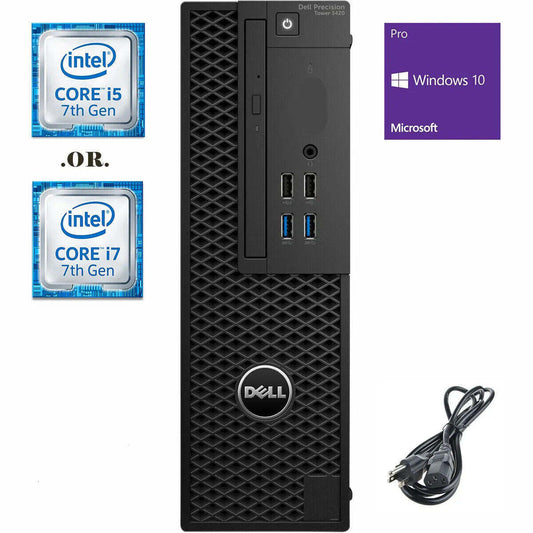 Dell Precision 3420 SFF i7-7700 3.6GHz 32GB DDR4 1TB SSD WINDOWS 10 Pro WiFi