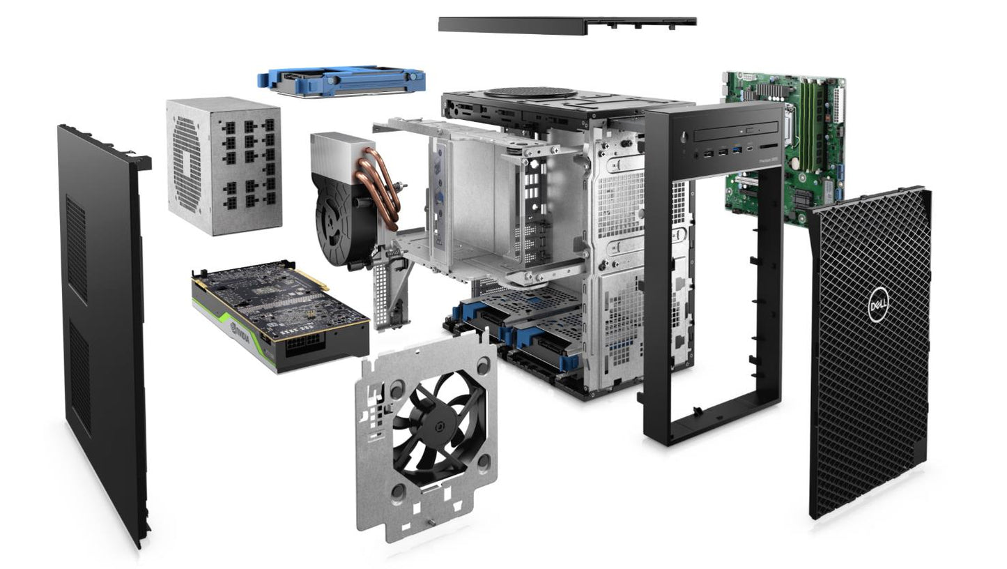 Dell Precision 3650 Desktop Tower i9-11900KF 32GB Ram 960GB SSD GTX745 Win11 PC