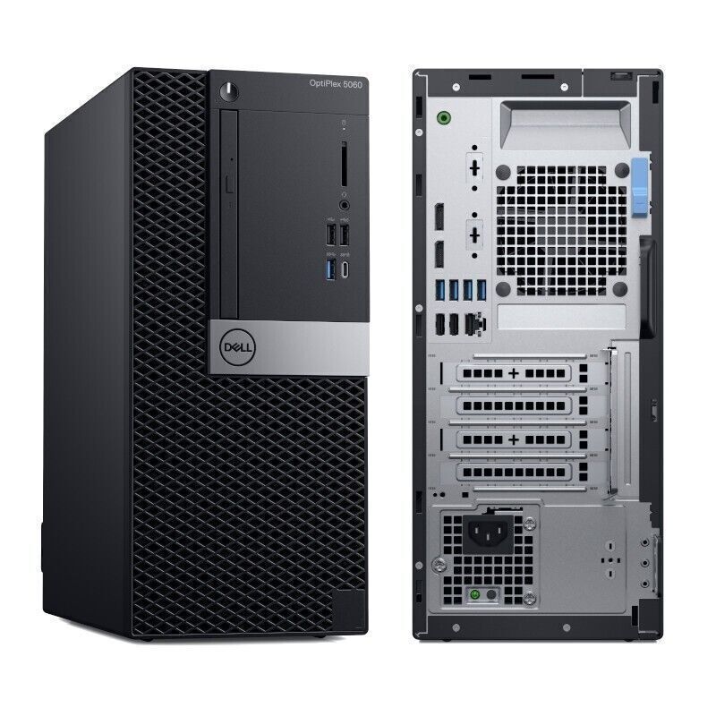Dell Optiplex 5060 MT Intel i5-8500 16GB 256GB SSD +500GB DVD WIFI WINDOWS 10