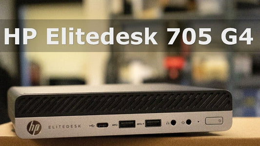 HP EliteDesk 705 G4 Mini Ryzen 5 Pro 2400GE 3.2GHz 8GB RAM 256GB SSD windows 10