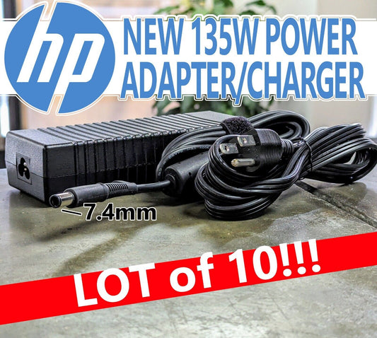 Lot 10 HP 135w Laptop/Desktop Power Adapter/Supply/Charger 7.4mm Omen Pavilion
