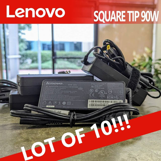 LOT 10 90W USB-C Type-C AC Adapter Charger For Lenovo Series L480 L390 P52S P53s