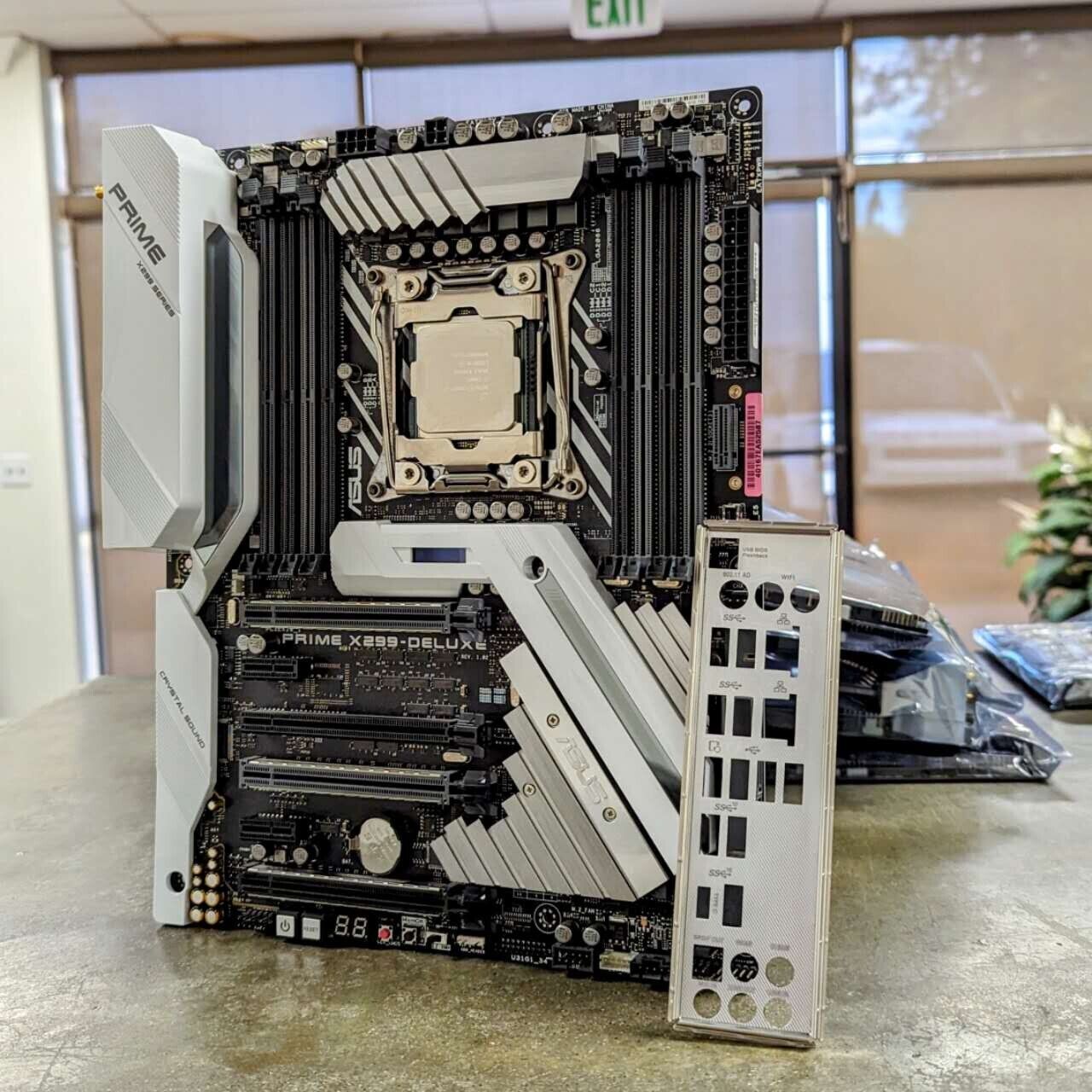 ASUS Prime X299-deluxe + i7-7800X COMBO Lga2066 Ddr4 ATX Gaming Motherboard