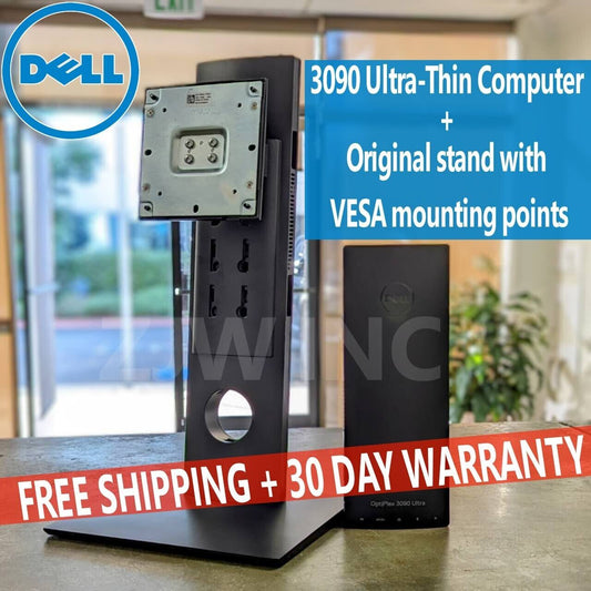 Dell OptiPlex 3090 Ultra UFF Desktop Celeron 6305 16GB 256GB SSD Win10 + stand