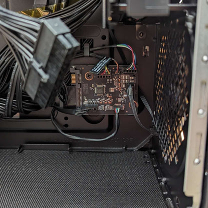 HP Omen 30L ATX Gaming PC Case RGB w/ cooler master 800w 80 plus Gold PSU & fans