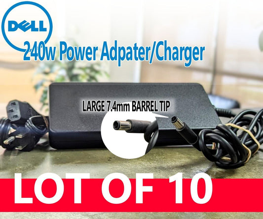 Lot of 10 Original 240W Dell Alienware Charger AC Adapter HA240PM200 G5K8G