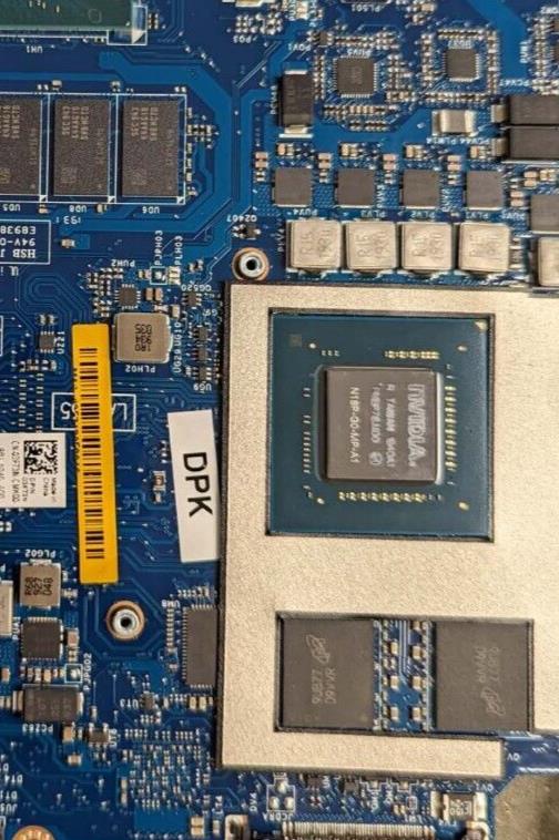 Dell Alienware M17 R2 Motherboard Intel i7-9750H CPU 16GB Ram Nvidia GTX1650 TI