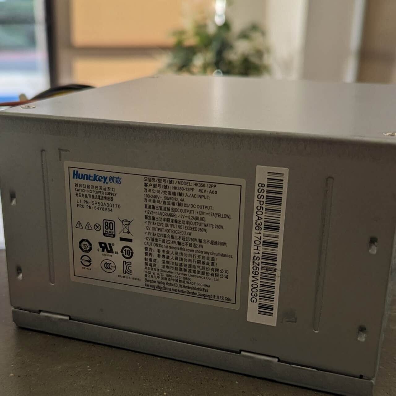 HuntKey HK350-12PP 250W 10 Pin ATX Desktop Power Supply