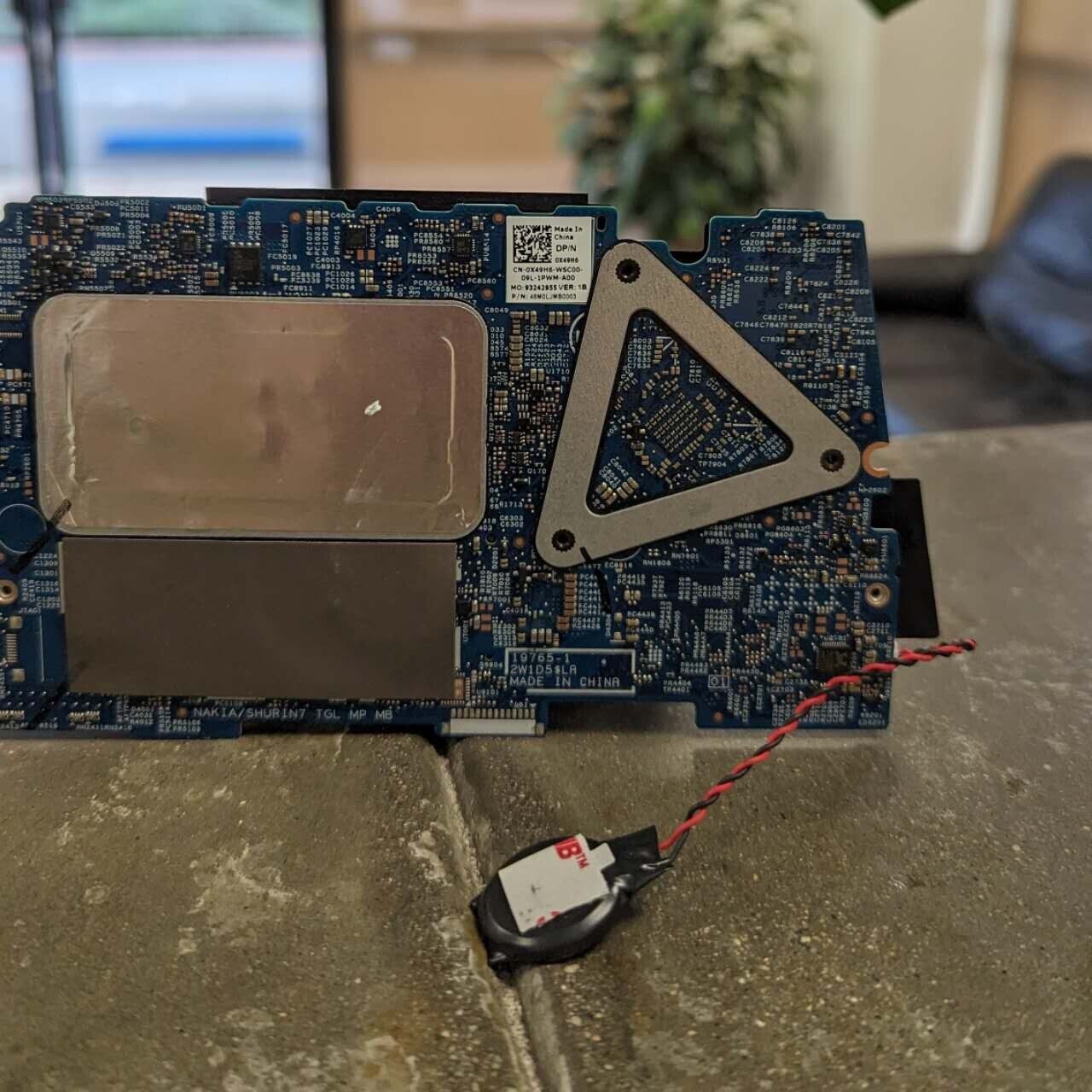 Dell 0X49H6 CORE I5-1135G5 CPU GEFORCE MX350 LAPTOP MOTHERBOARD 46M0LJMB0003