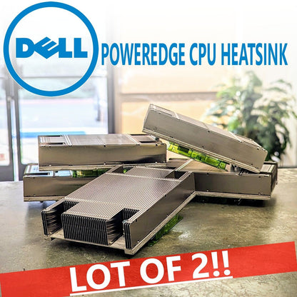 LOT OF 2 Y8MC1 For Dell PowerEdge R630 C4130 Server 160W CPU LGA 2011 Heatsink