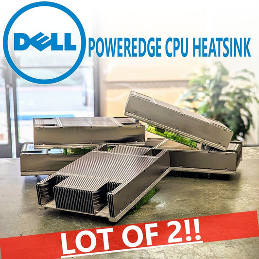 LOT OF 2 Y8MC1 For Dell PowerEdge R630 C4130 Server 160W CPU LGA 2011 Heatsink