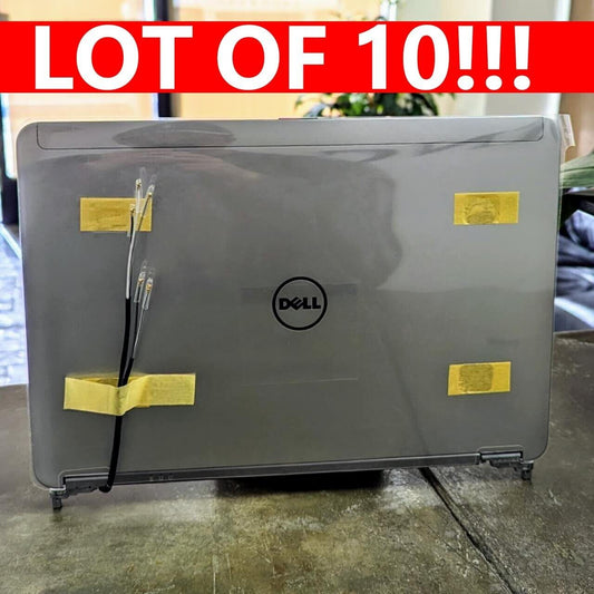 LOT 10 OEM Dell Latitude E6440 14" LCD Back Cover Lid With Hinges K8X8M 0K8X8M