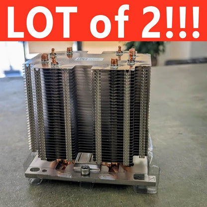 LOT of 2 New FCLGA1151 Cpu Heatsink KN2PJ 0KN2PJ from DELL poweredge T640 T440