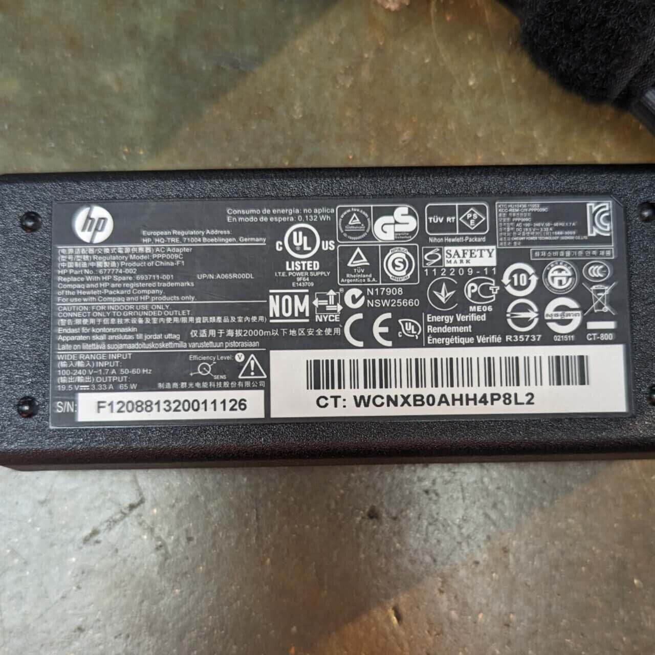 LOT OF 50 Genuine 65W HP AC Adapter blue tip 19.5V 3.33A Pavilion 854055-001