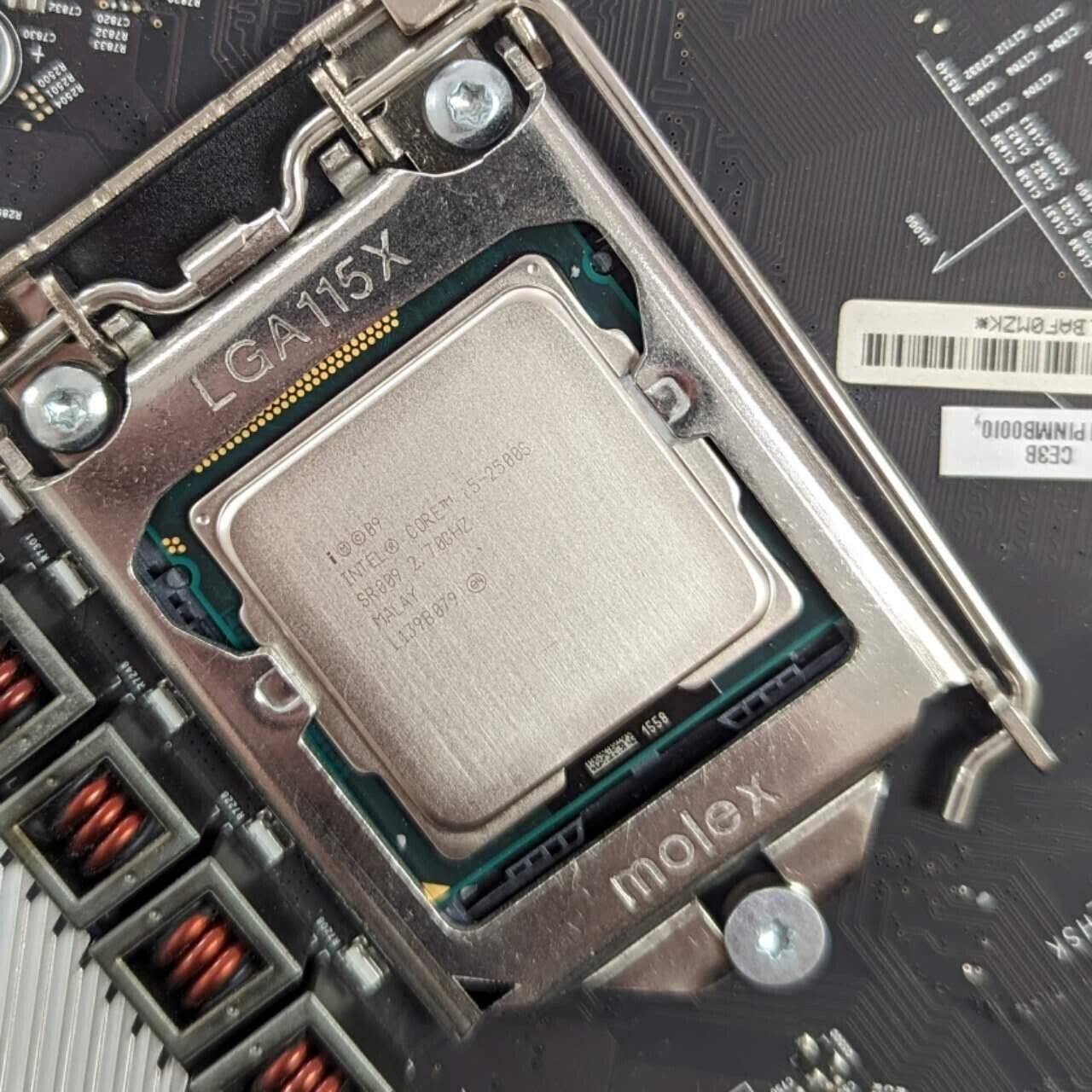 Apple iMac 27” 2011 A1312 MOTHERBOARD Logic Board w/ heatsink cables i5-2500S