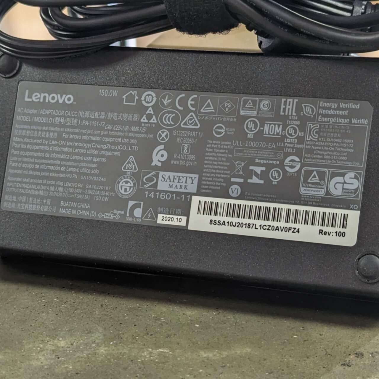 LOT 5 Lenovo AC adapter / Charger 150w PA-1151-72 20V 7.5A Thincentre ideapad