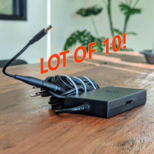 LOT 10 Genuine Dell 130W SMALL TIP (4.5mm) AC Adapter Charger for XPS Precision